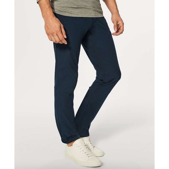 lululemon athletica Other - Lululemon Men's ABC Pant Classic True Navy Size 30 Warpstreme Long